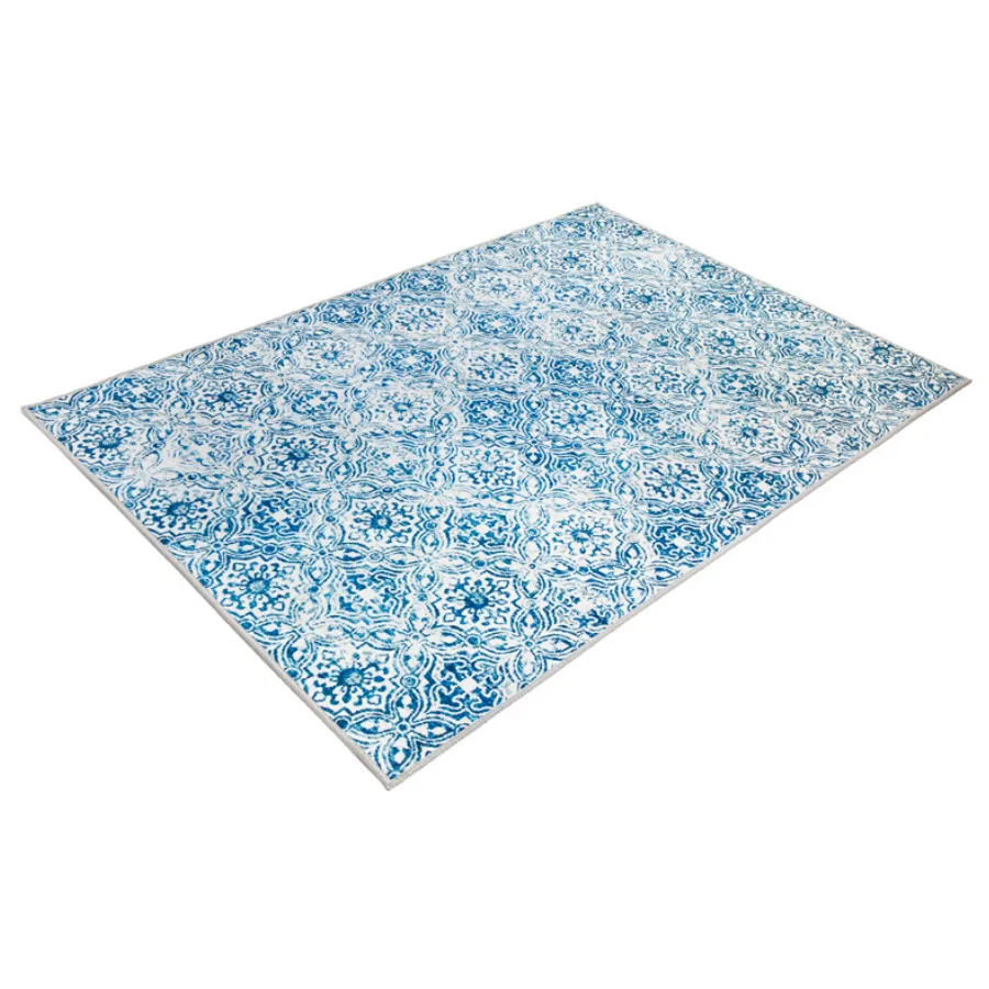 Mozaic Tiles Blue Floor Mat