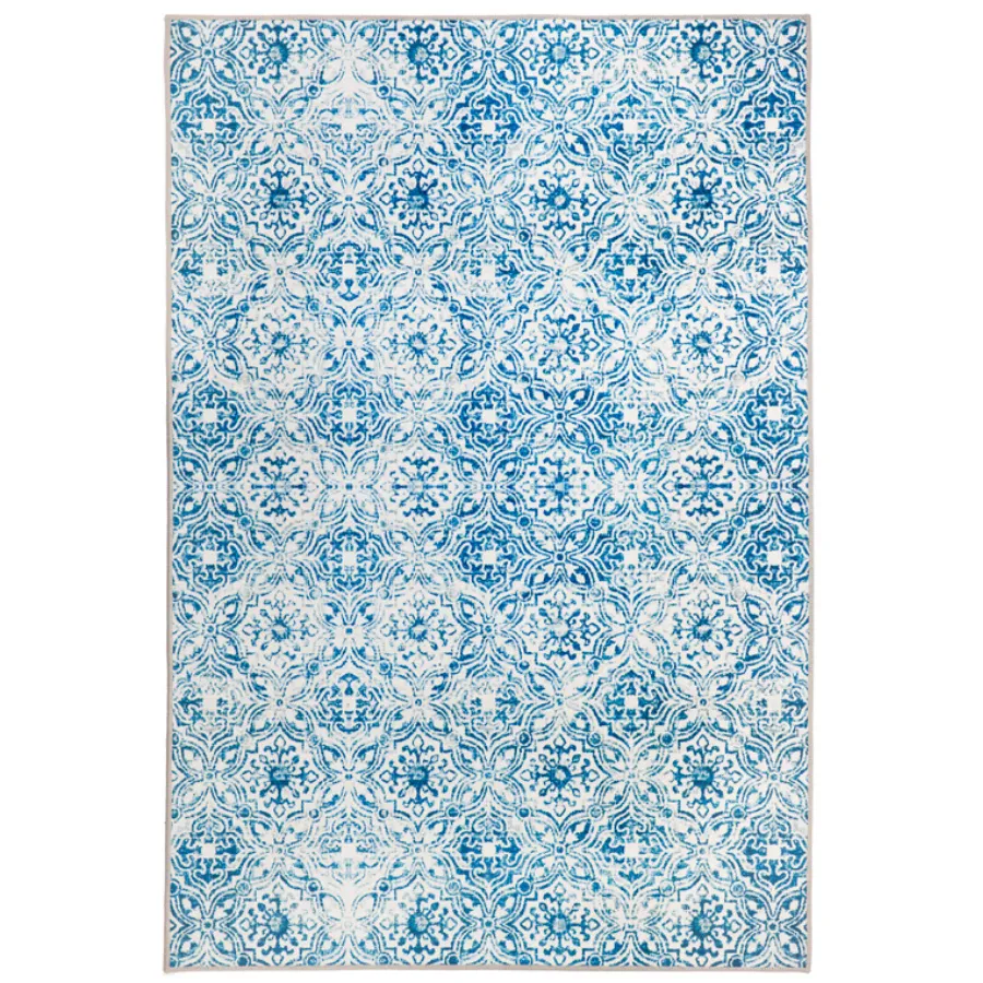 Mozaic Tiles Blue Floor Mat