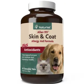 NaturVet Aller-911® Skin & Coat Tabs