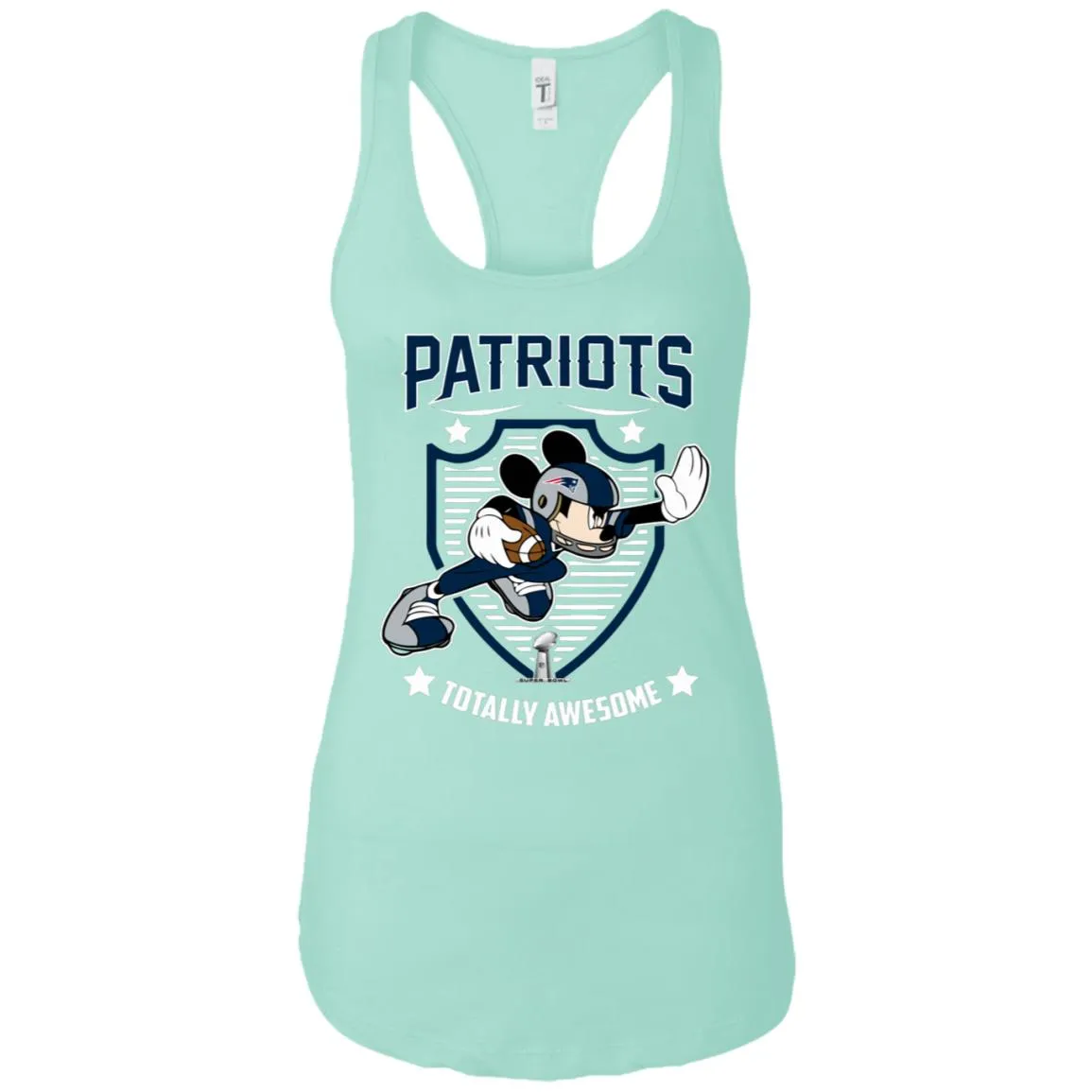 Nfl – New England Patriots Totally Awesome Mickey Mouse Super Bowl 2019 Football Women Tank Top