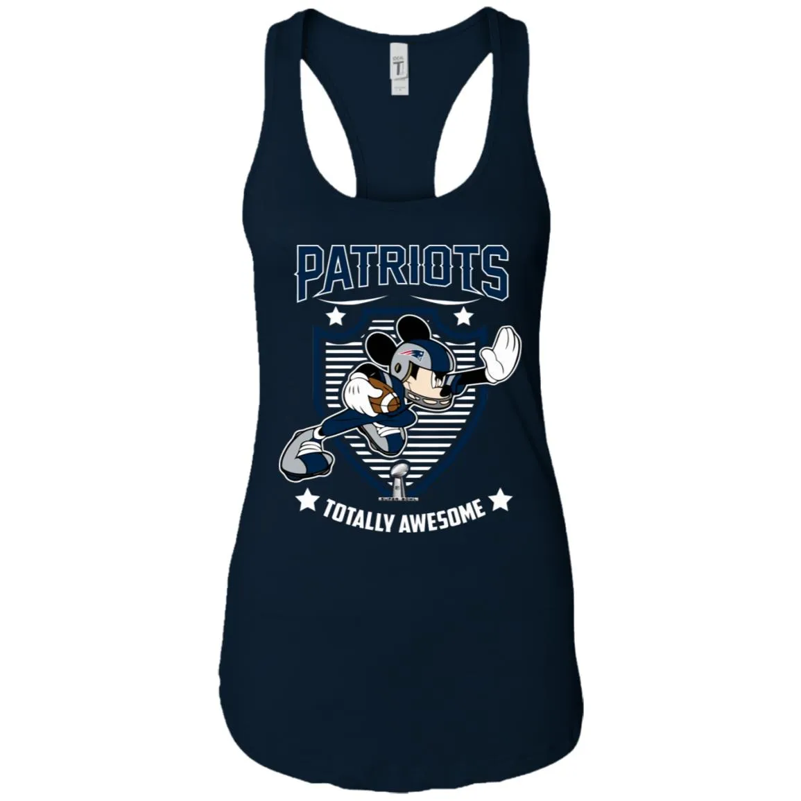 Nfl – New England Patriots Totally Awesome Mickey Mouse Super Bowl 2019 Football Women Tank Top