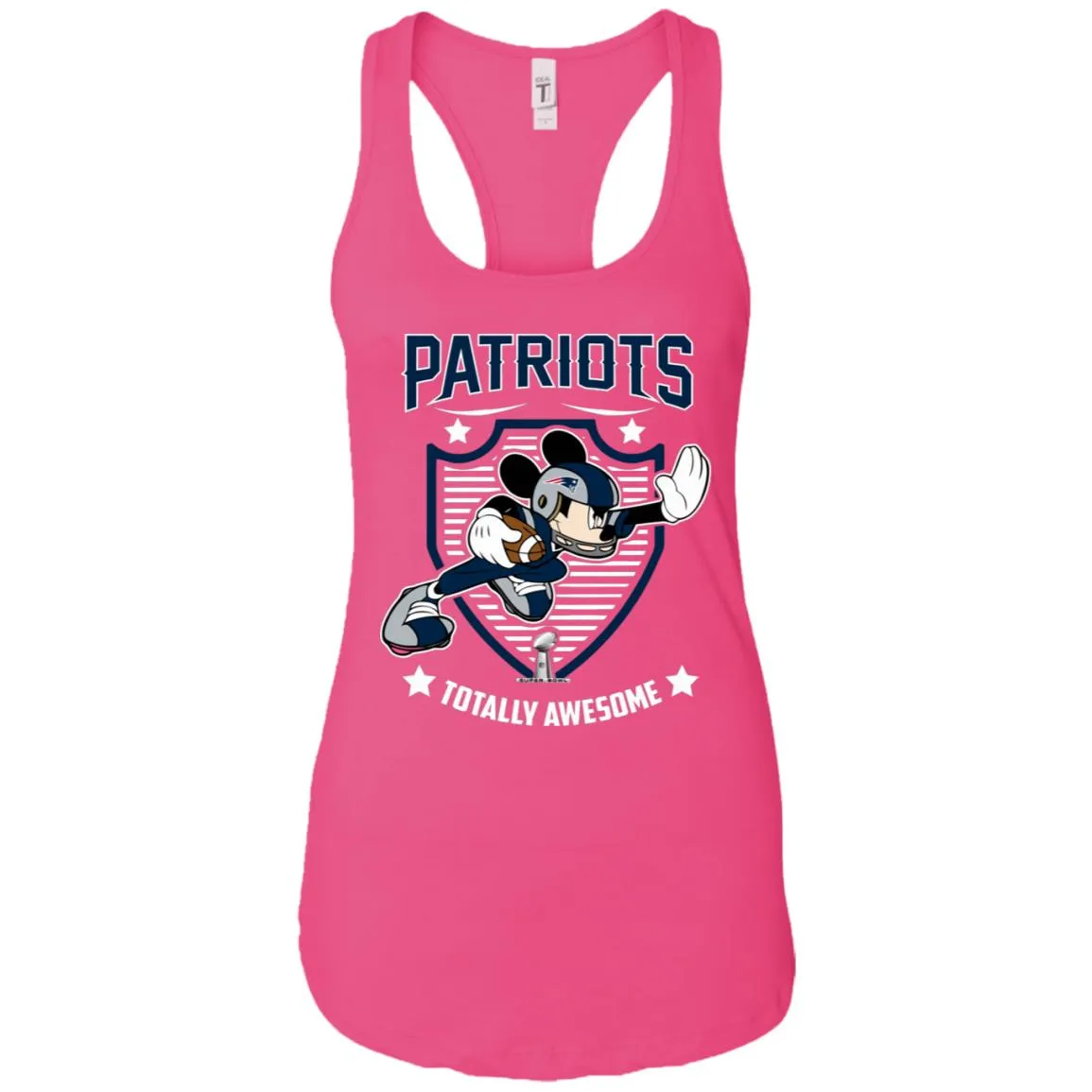 Nfl – New England Patriots Totally Awesome Mickey Mouse Super Bowl 2019 Football Women Tank Top