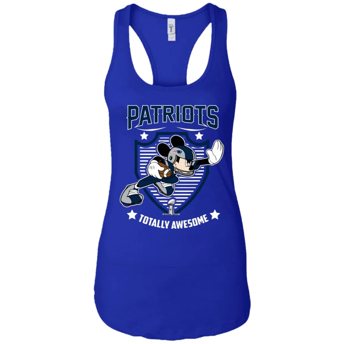 Nfl – New England Patriots Totally Awesome Mickey Mouse Super Bowl 2019 Football Women Tank Top