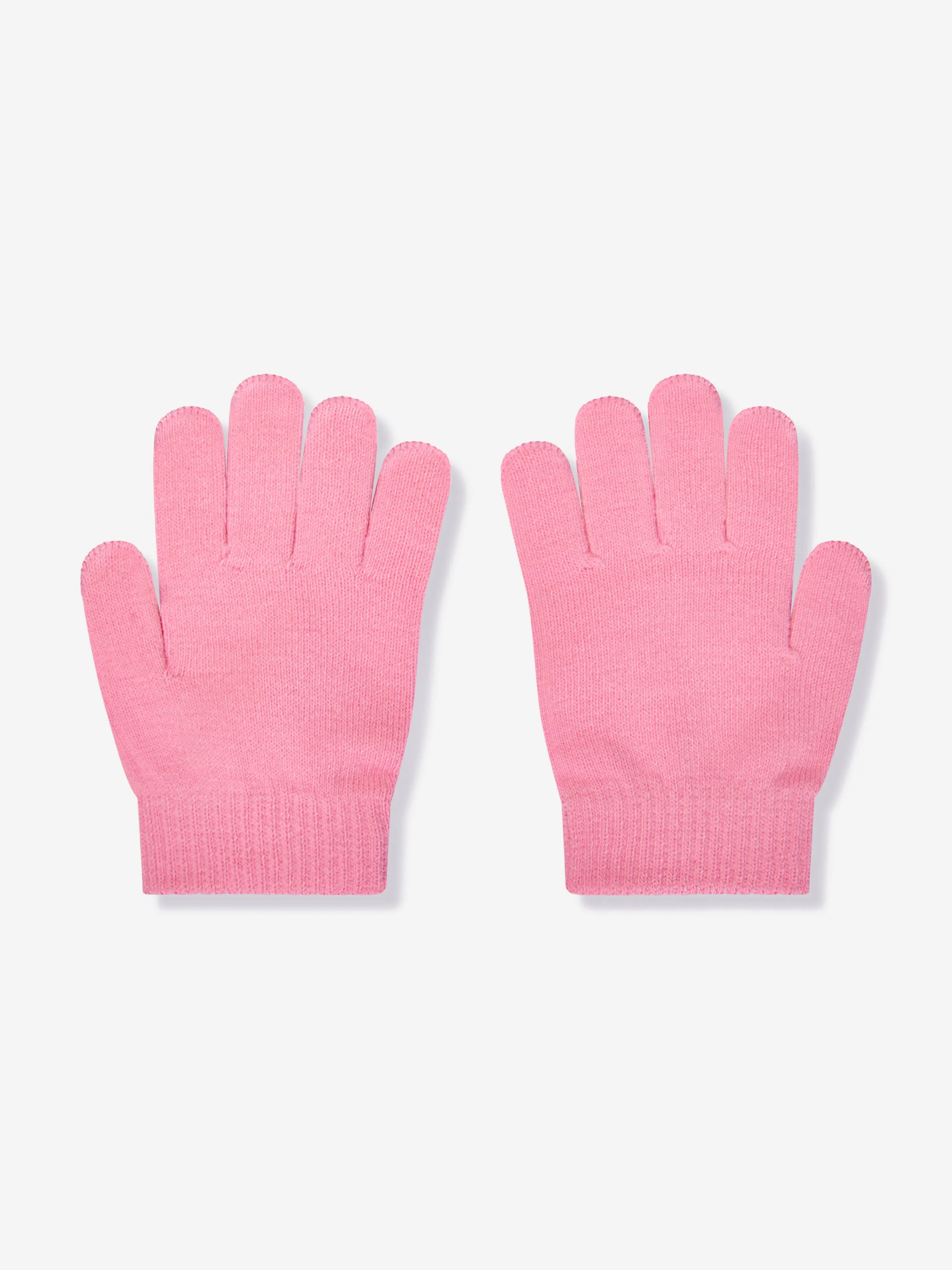 Nike Girls Swoosh Pom Beanie and Gloves Set in Pink