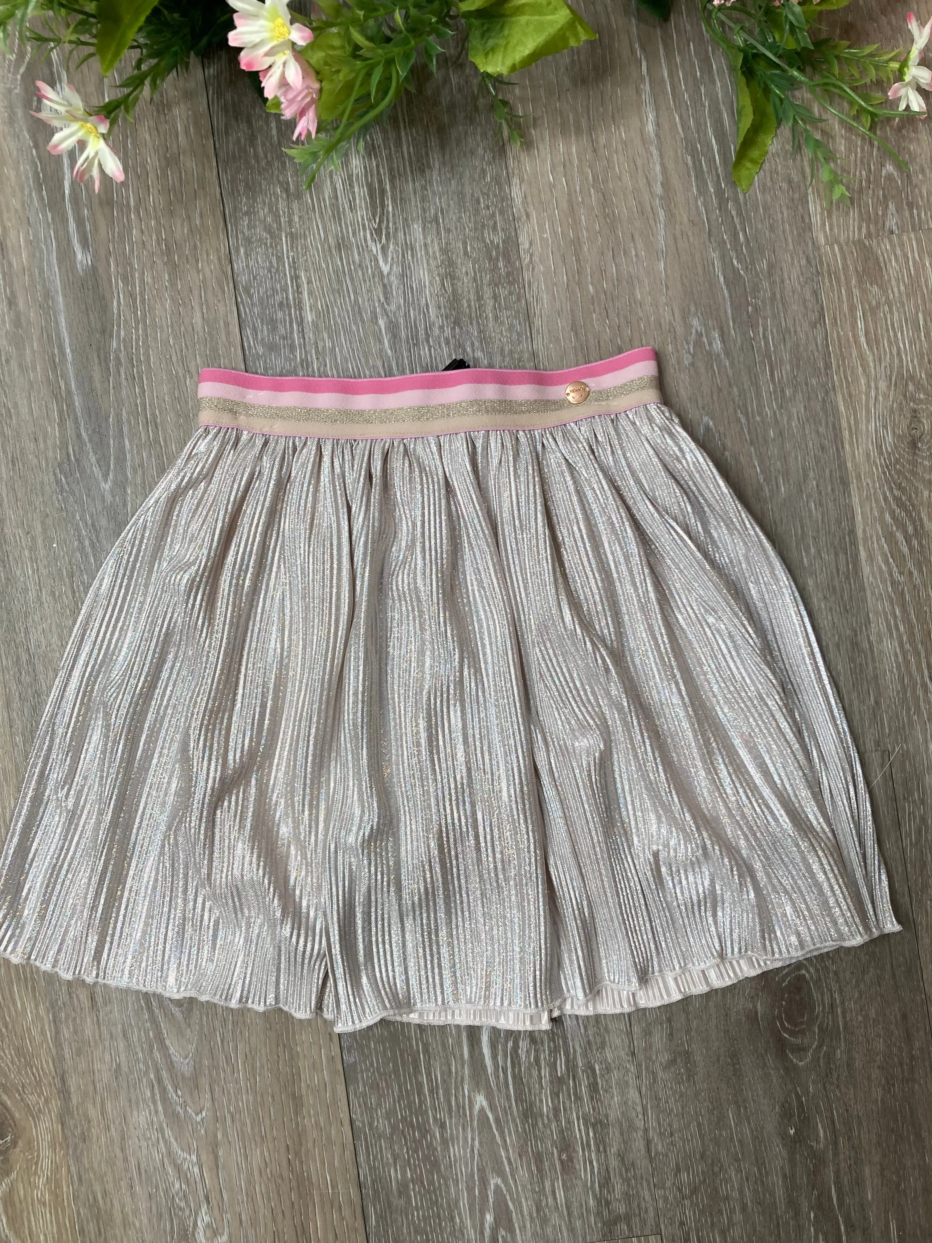 NON Metallic Pleated Sparkle Skirt