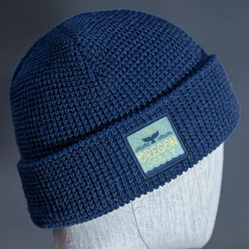 Oregon Coast Whale's Tail Beanie