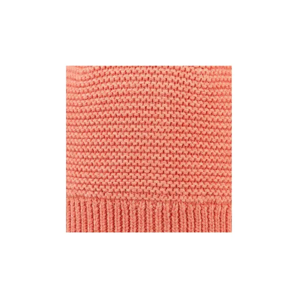 Organic Beanie Snowy | Coral