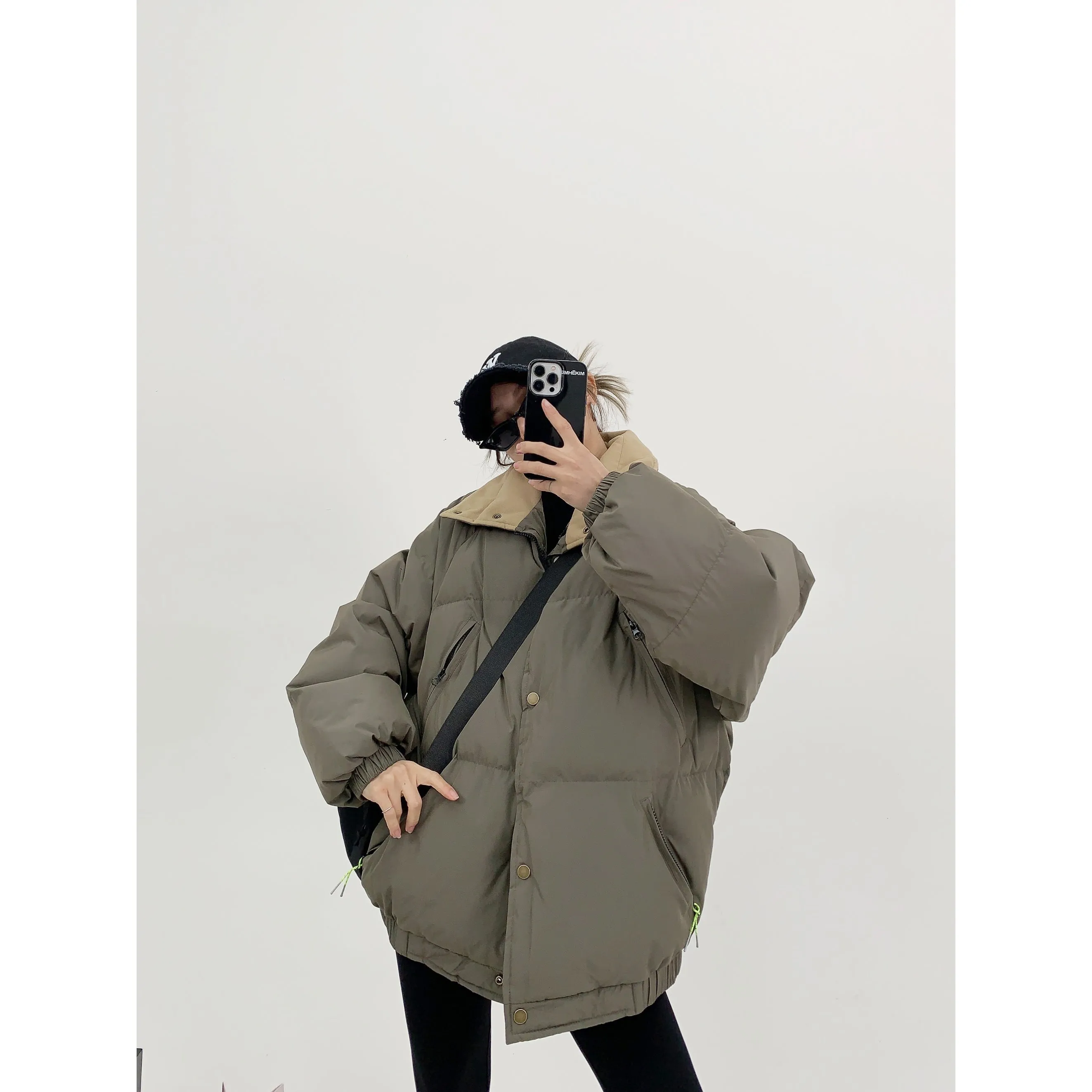 Oversized Quilted Puffer Coat