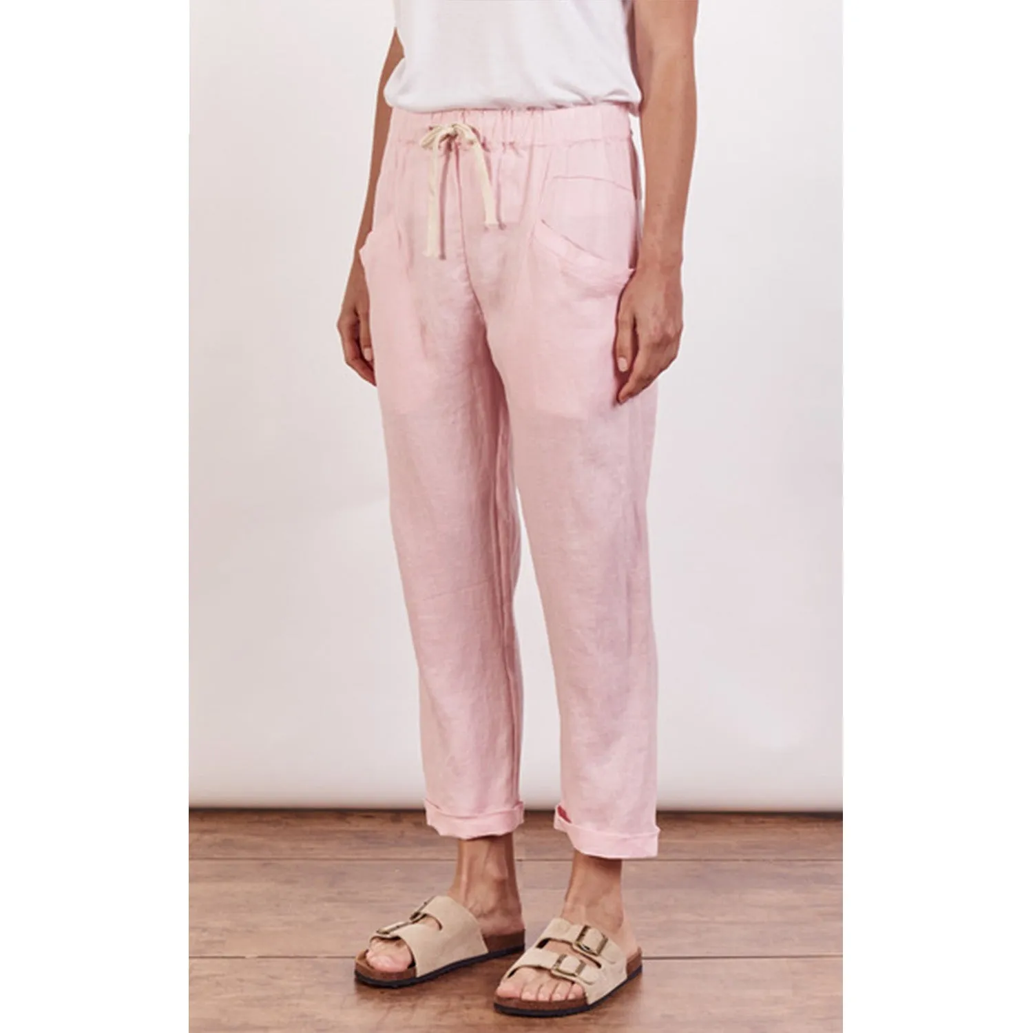 Pant Luxe Linen - Pink