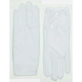 Parade Gloves-Short-W/Snap-White