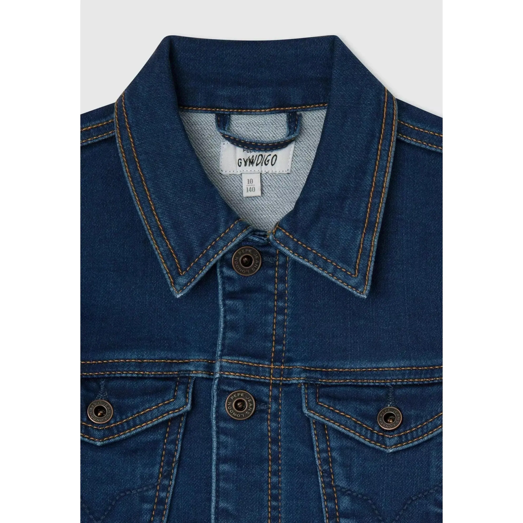 Pepe Jeans Boys Legendary Denim Jacket Mid Dark Blue