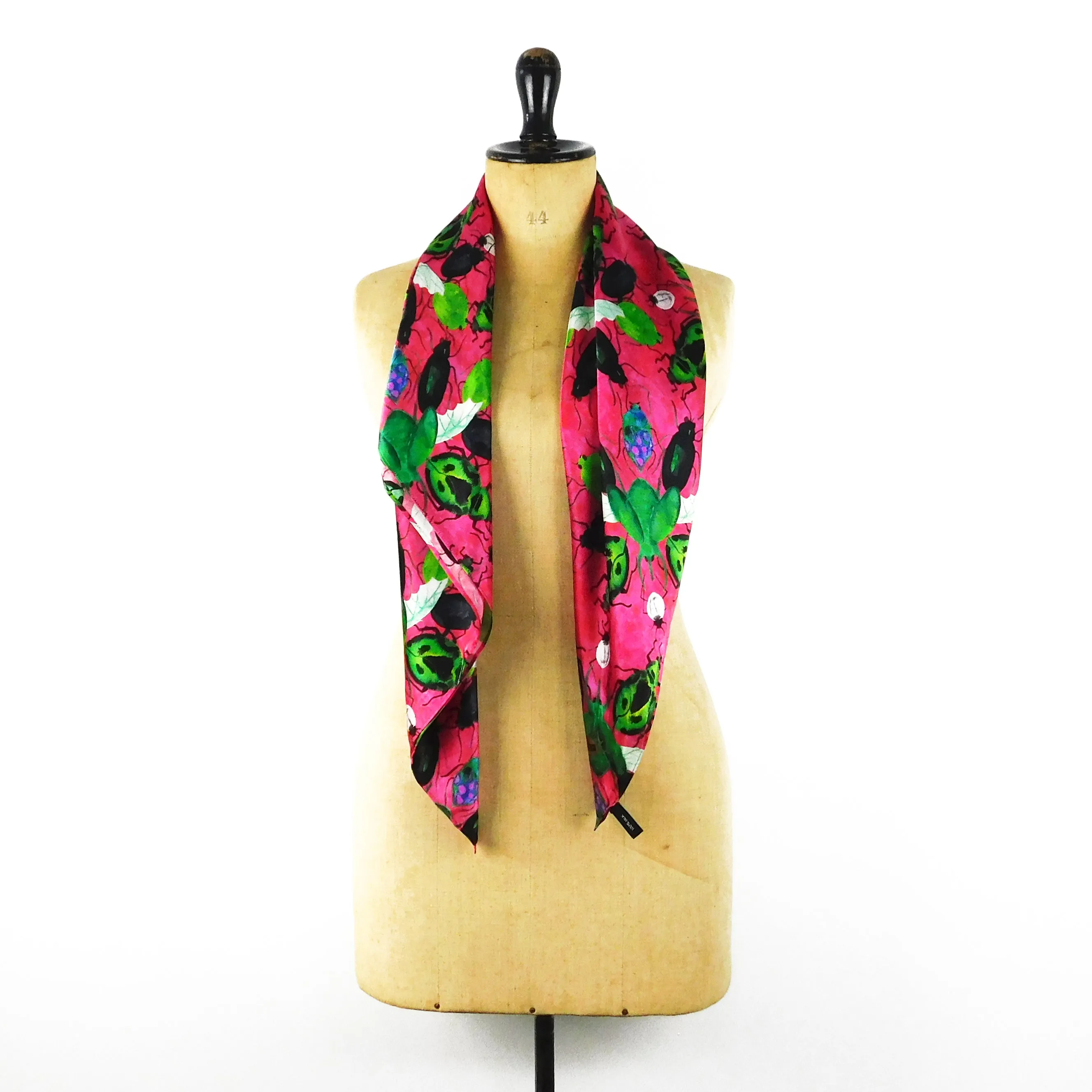 Phyllophaga Beetle Print Silk Scarf