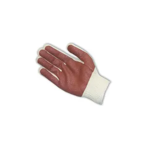 PIP 38-N2110PC Seamless Knit Cotton/Polyester Glove with Nitrile Palm Coating, Natural, 1 Dozen