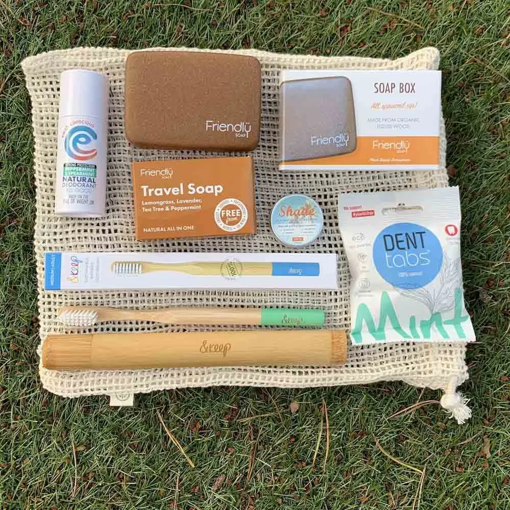 Plastic-Free Camping/Travel/Festival Pack