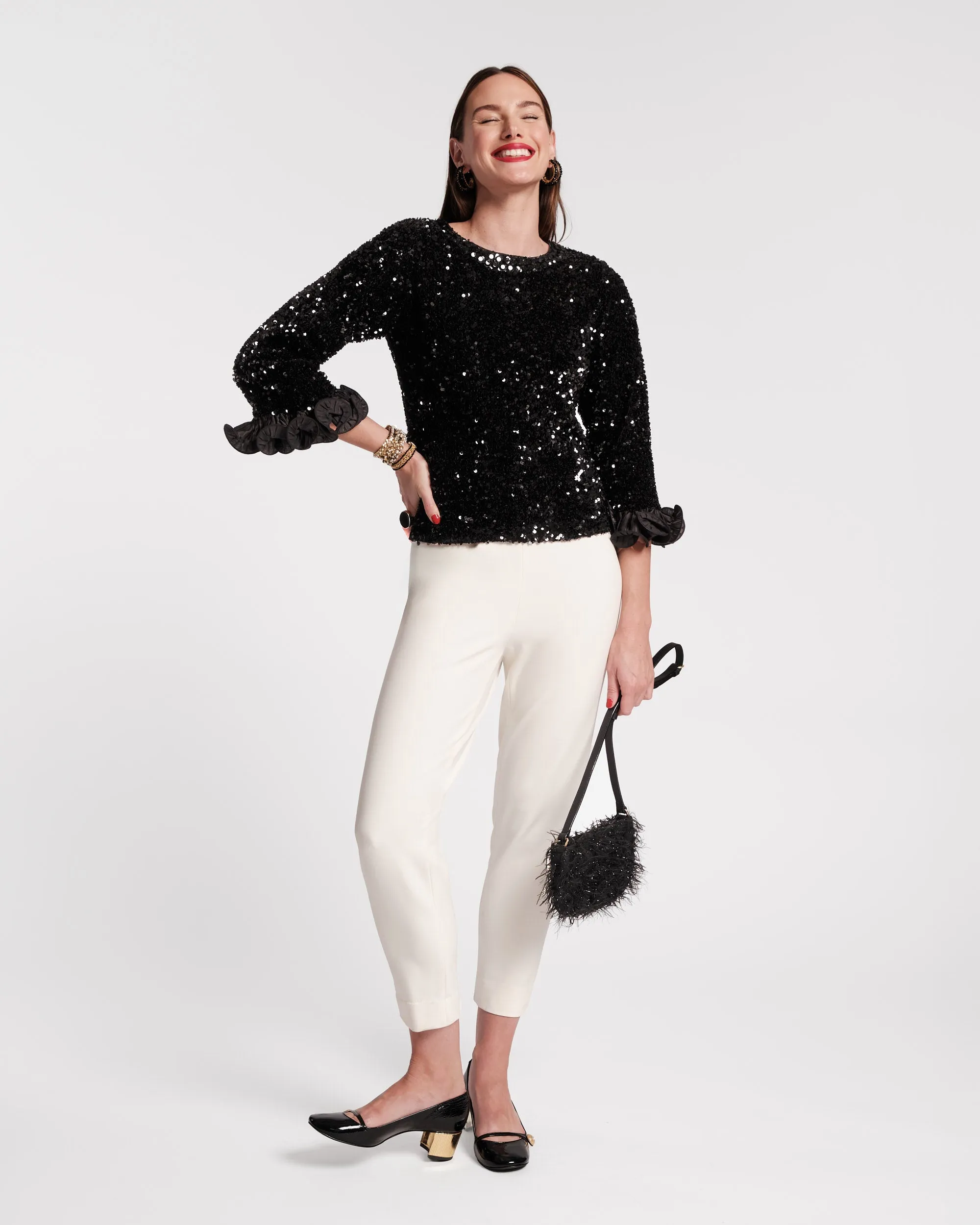 Plaza Sequin Top