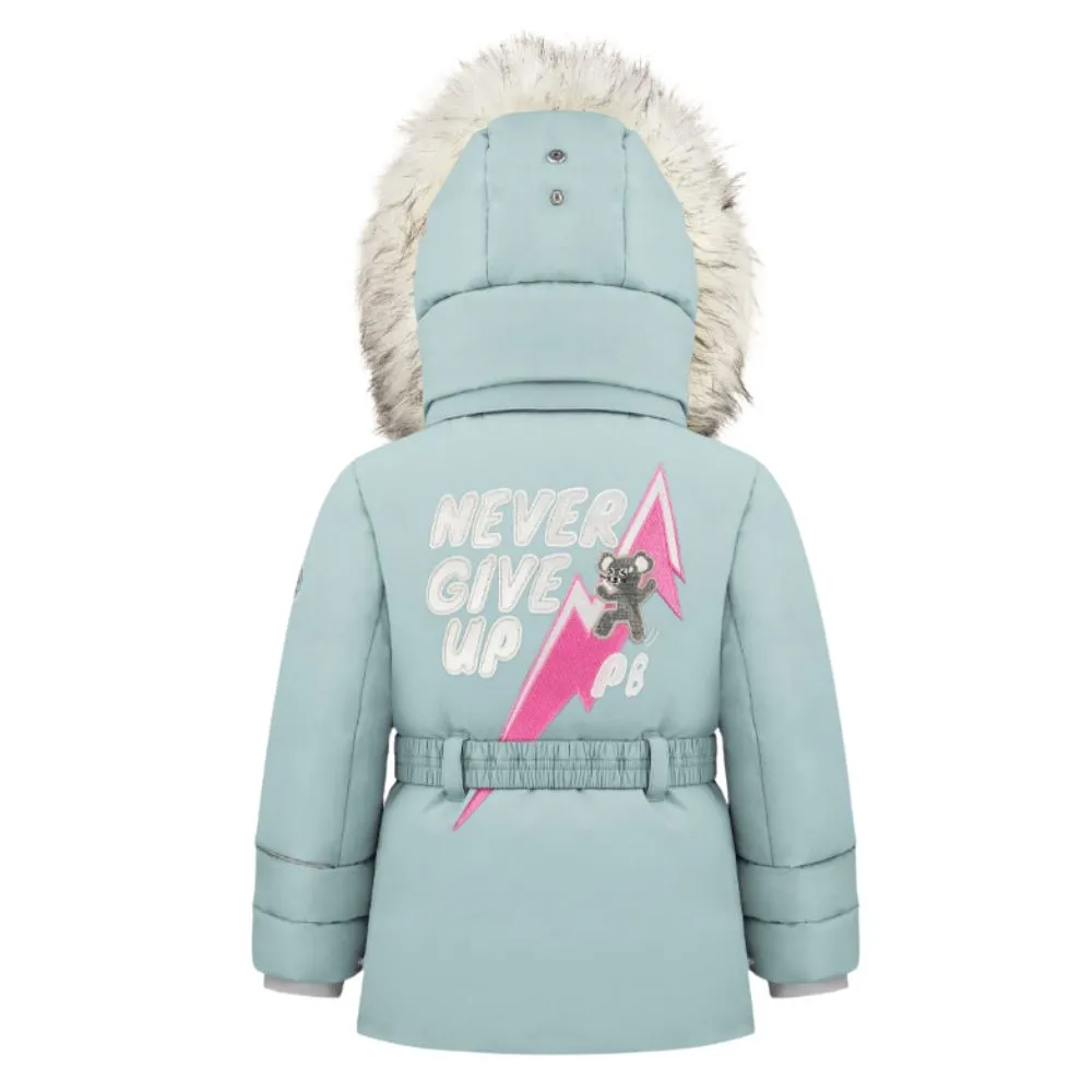 Poivre Blanc Girls Ski Jacket - Aloe Blue 2-7 yrs