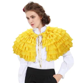 Poor Things Bella Baxter Cosplay Cape Yellow (Ready to Ship)