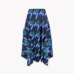 Pre Order:  Houndstooth Pleated Skirt