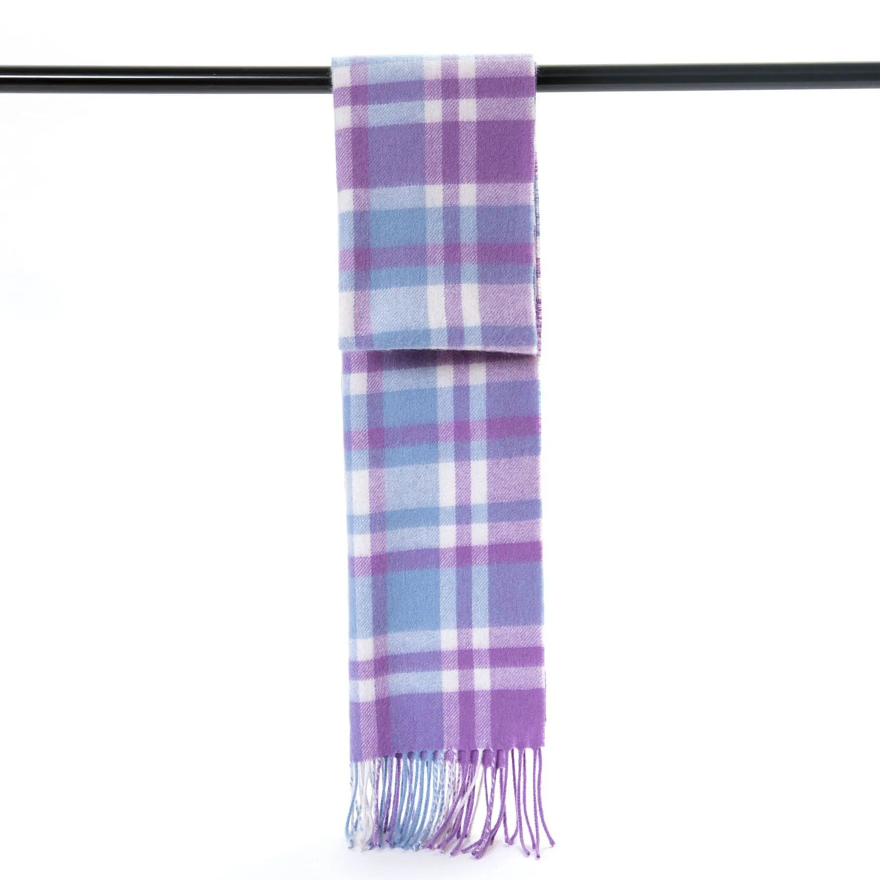 Pure Wool Scarf - Purple