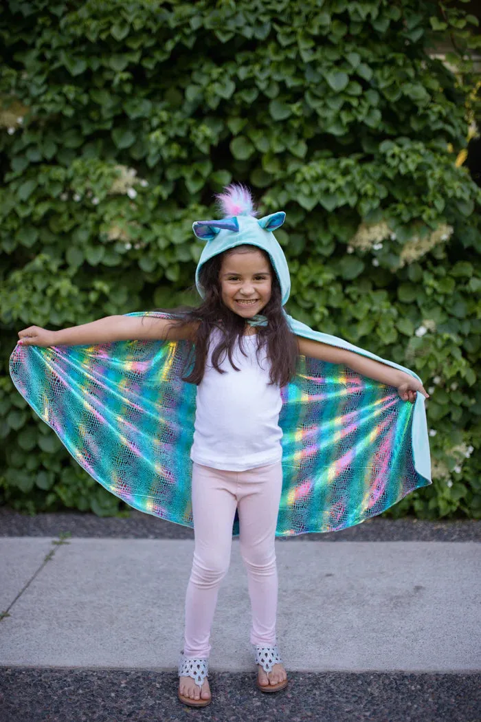 Rainbow Unicorn/Dragon Cape Size 3-4