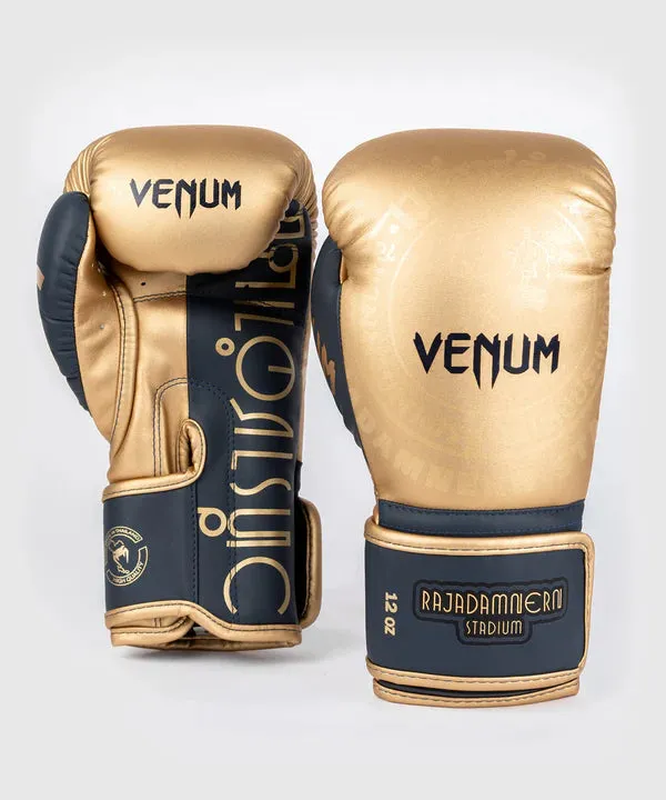 RAJADAMNERN  X VENUM MUAY THAI BOXING GLOVES 12 OZ Sand