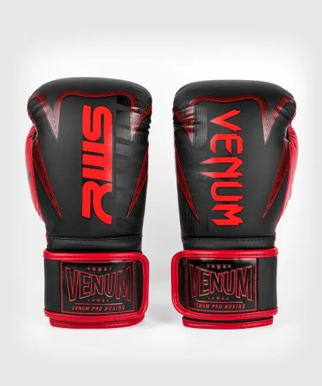 RWS X VENUM-04900-002 MUAY THAI BOXING GLOVES 10-12 OZ Black