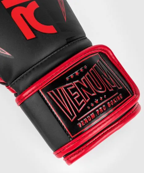 RWS X VENUM-04900-002 MUAY THAI BOXING GLOVES 10-12 OZ Black