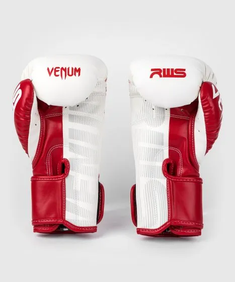 RWS X VENUM-04900-002 MUAY THAI BOXING GLOVES 10-12 OZ White