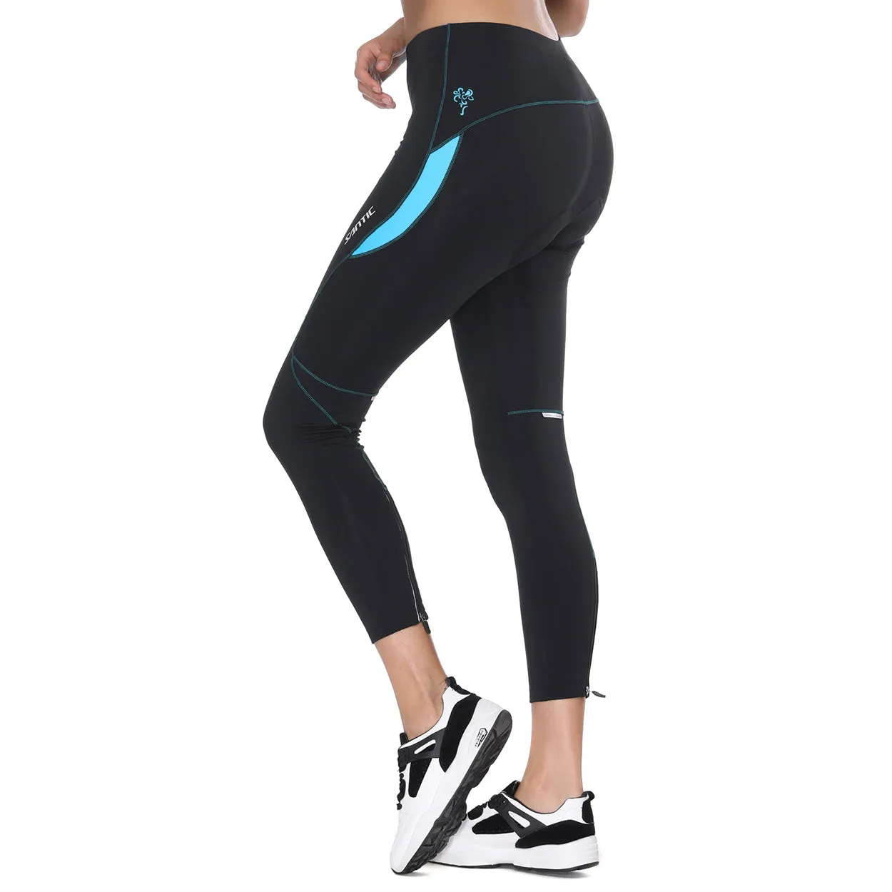 Santic Parni Blue Women Padded Cycling Pants