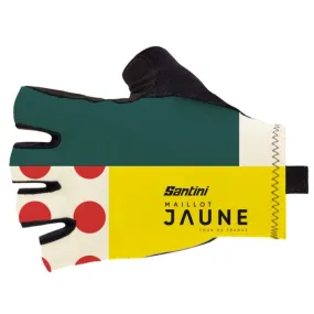 Santini TDF Maillot Jaune Combo Gloves