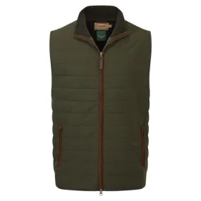 Schoffel Hybrid Lambswool Aerobloc Mens Gilet - Loden