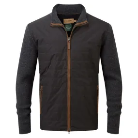 Schoffel Hybrid Mens Lambswool Jacket - Charcoal