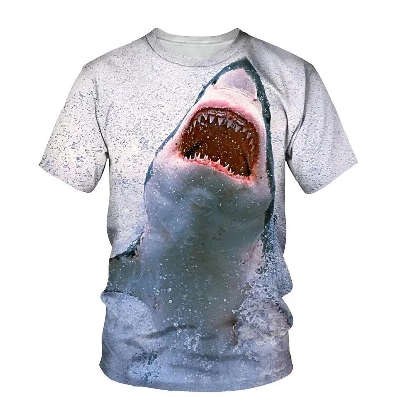 Scuba diving T-Shirt for Men | Shark Print