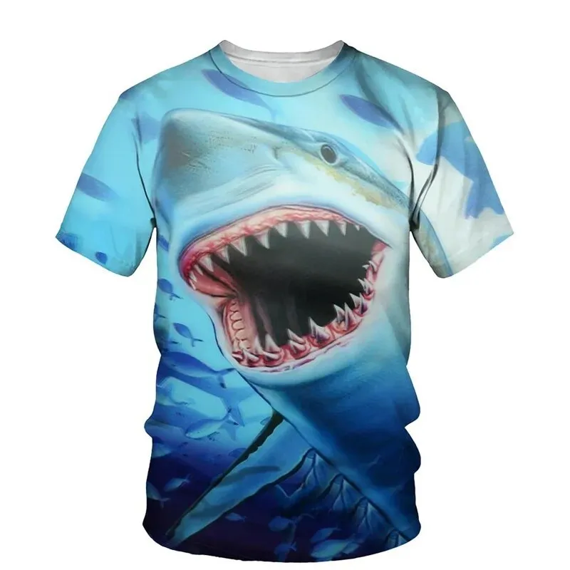 Scuba diving T-Shirt for Men | Shark Print