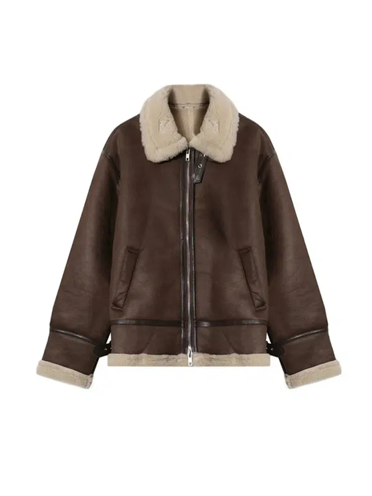 Shearling-Lined Cotton-Padded Jacket