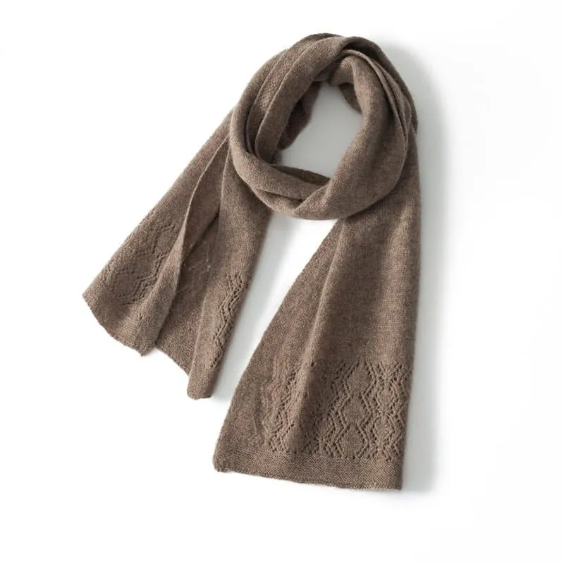 Soft Cashmere Knitted Scarves - Ultimate Luxury and Style | 100% Cashmere Scarves