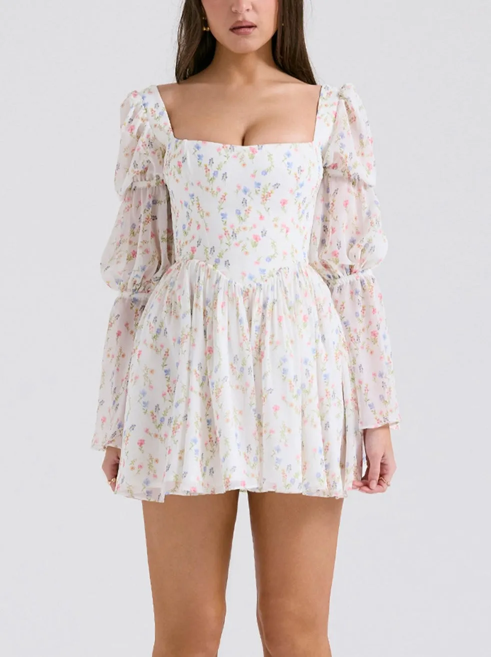 Soliana Floral Mini Dress