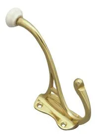 Superior Brass Hat & Coat Hook PB 120mm(Porcelain Ball)