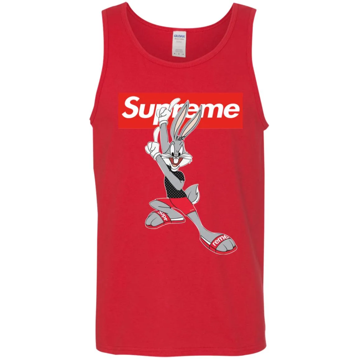 Supreme Rabbit Cute Stylelist T-shirt Men Cotton Tank