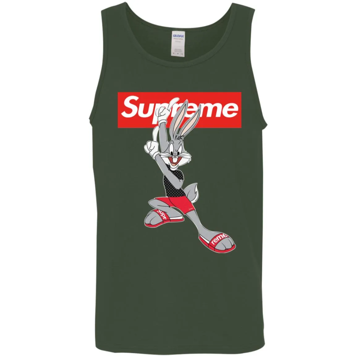 Supreme Rabbit Cute Stylelist T-shirt Men Cotton Tank