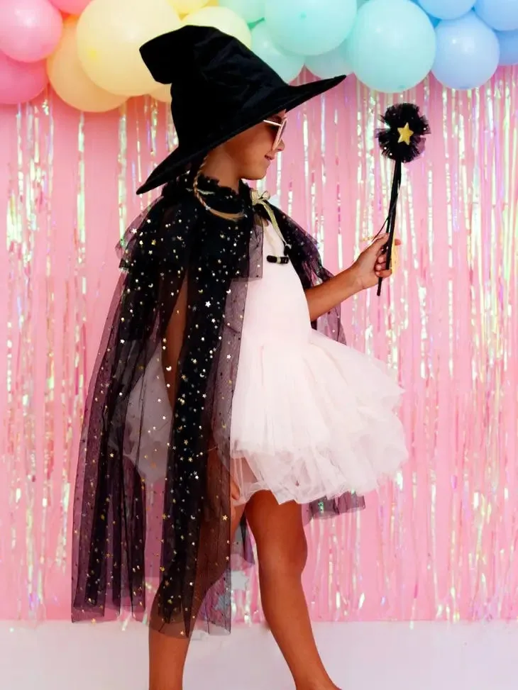 SWE Witch Dress Up Cape with Hat