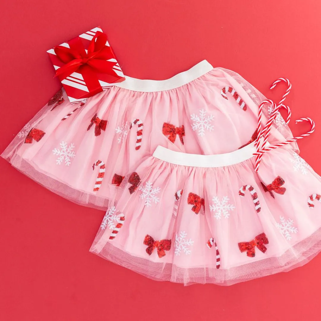 Sweet Wink CANDY CANE Holiday Tutu Skirt