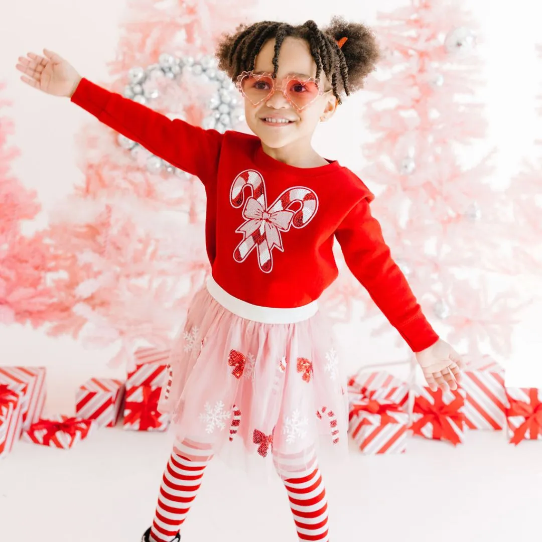 Sweet Wink CANDY CANE Holiday Tutu Skirt