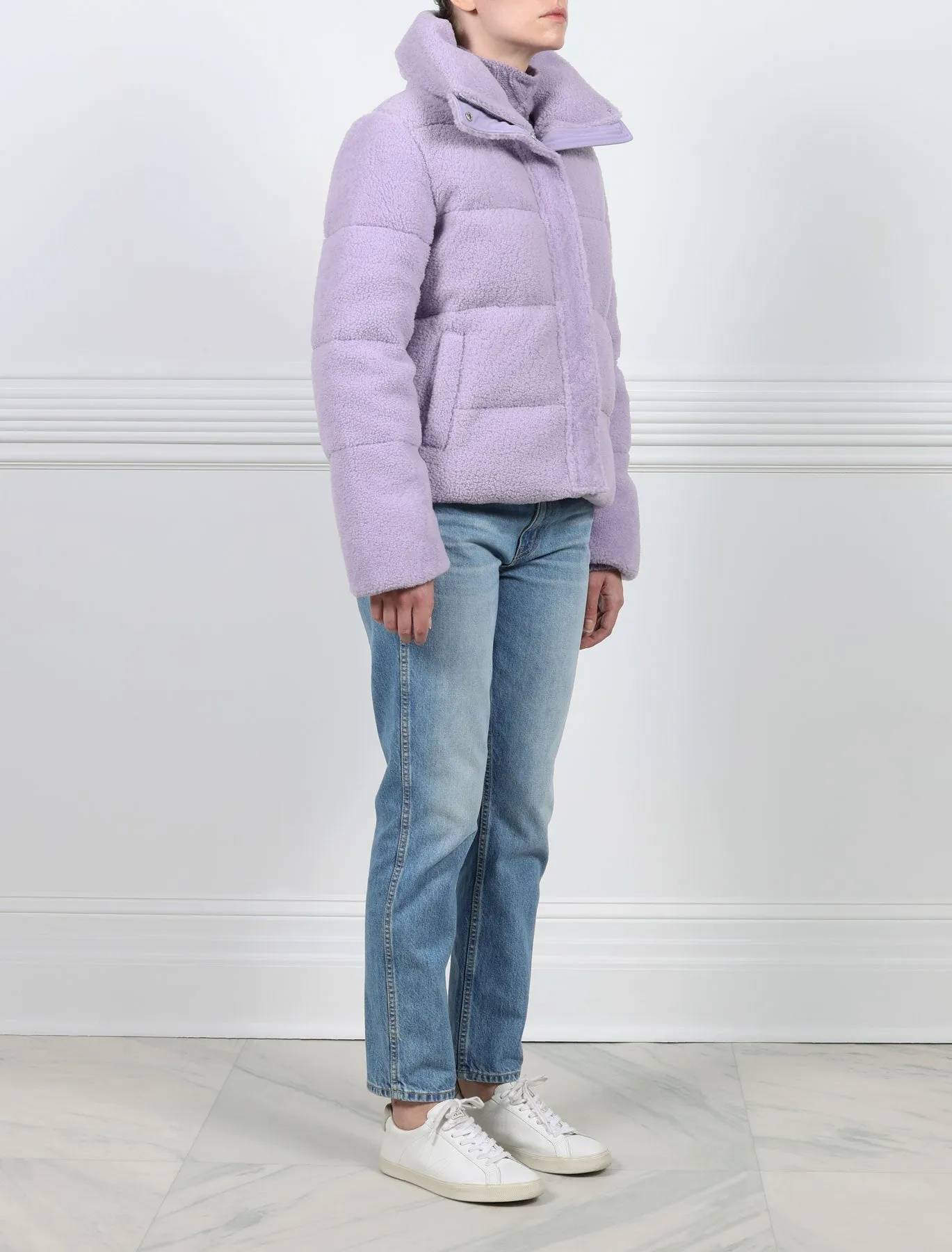 The Meadow Shearling Puffer Jacket