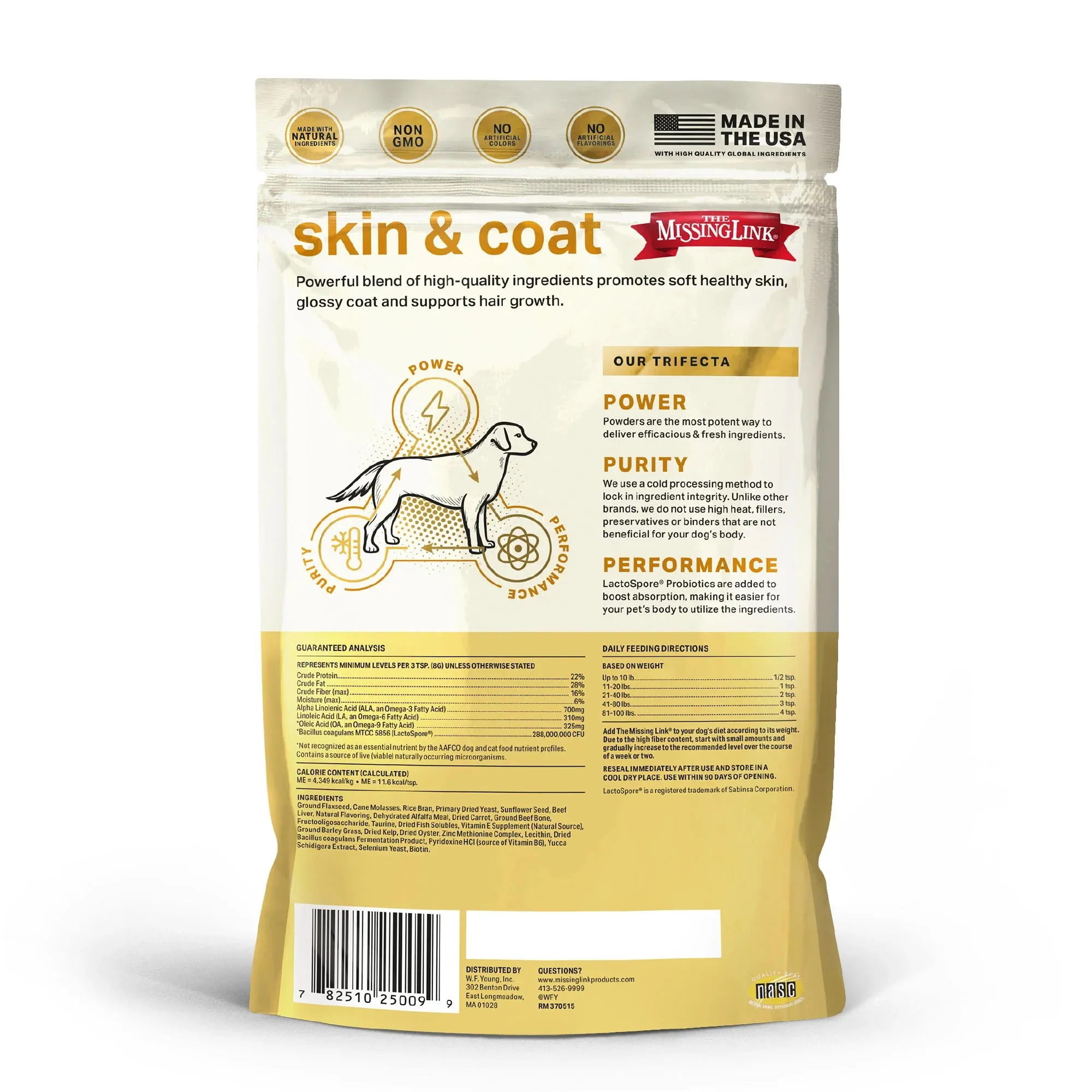 The Missing Link Ultimate Skin and Coat Formula for Dogs