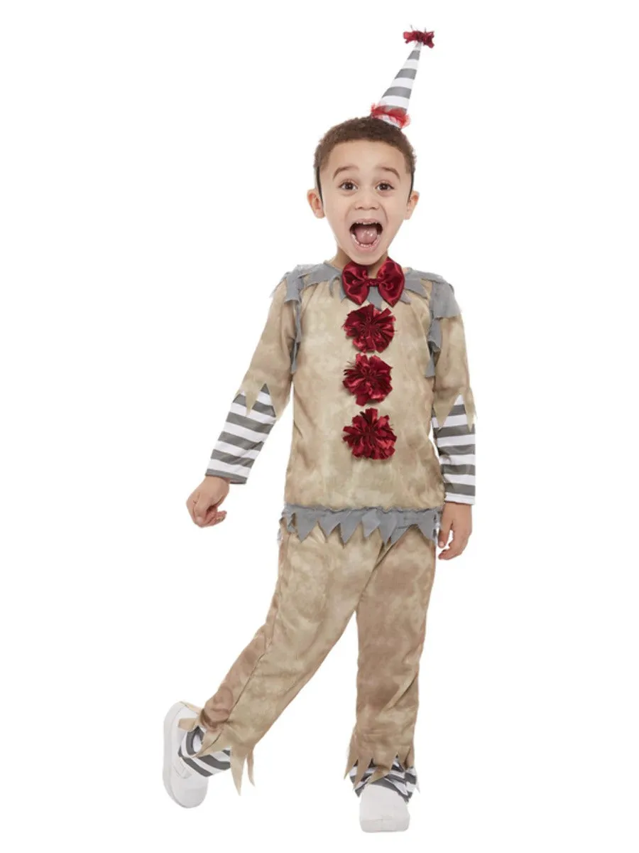 Toddler Vintage Clown Costume