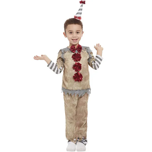 Toddler Vintage Clown Costume