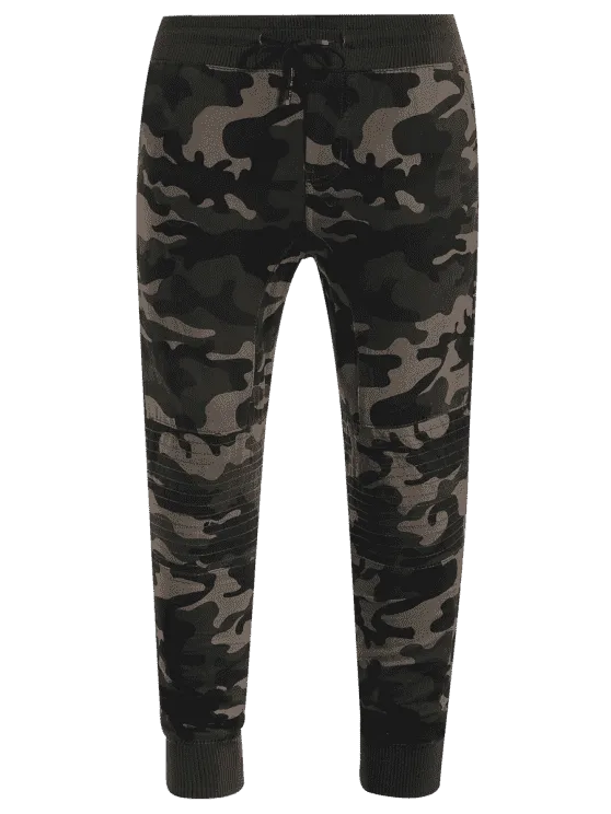 Trendy Camo Jogger Pants