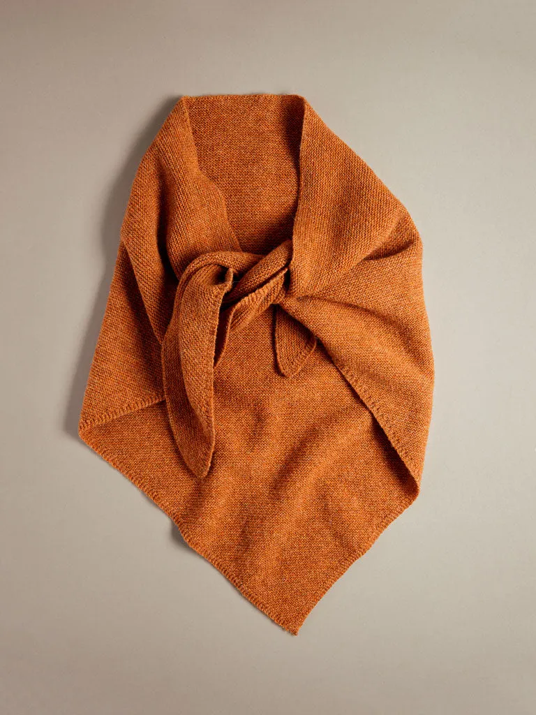 Triangle Scarf | Oxide Orange