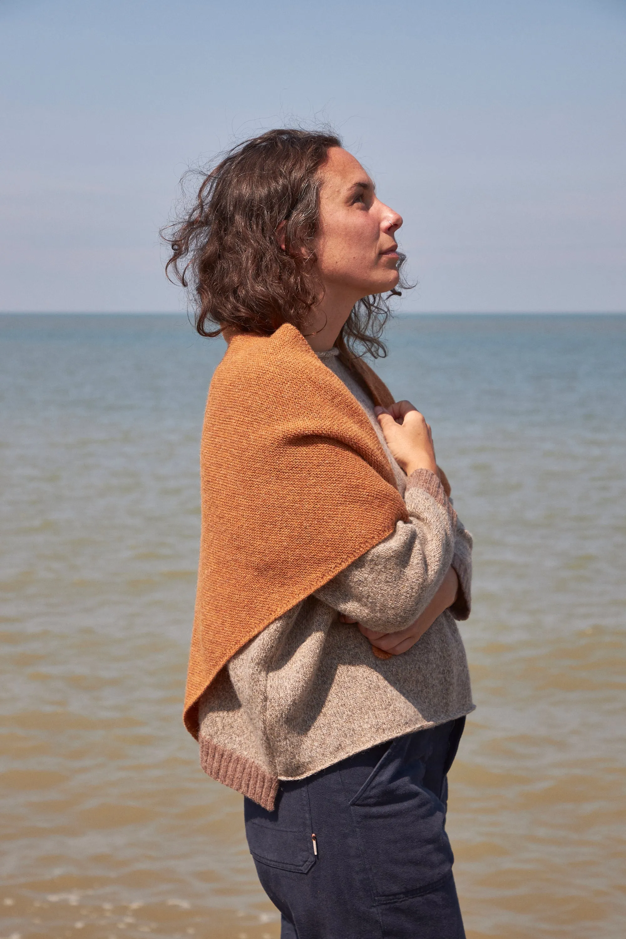 Triangle Scarf | Oxide Orange